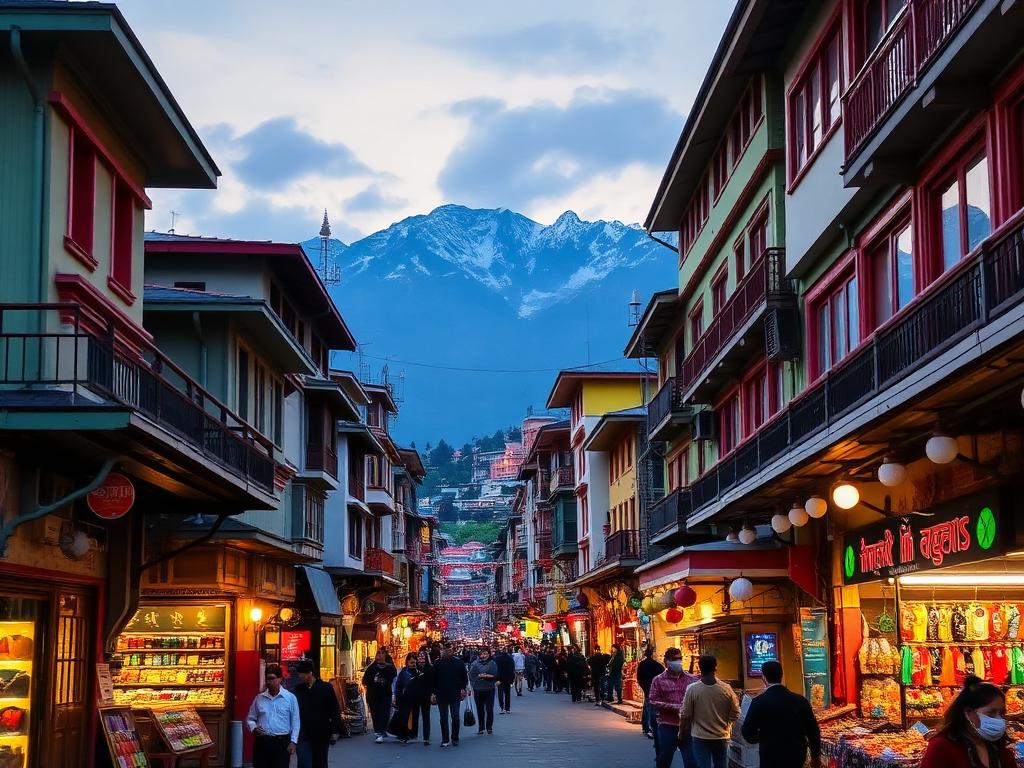 Gangtok MG Marg market